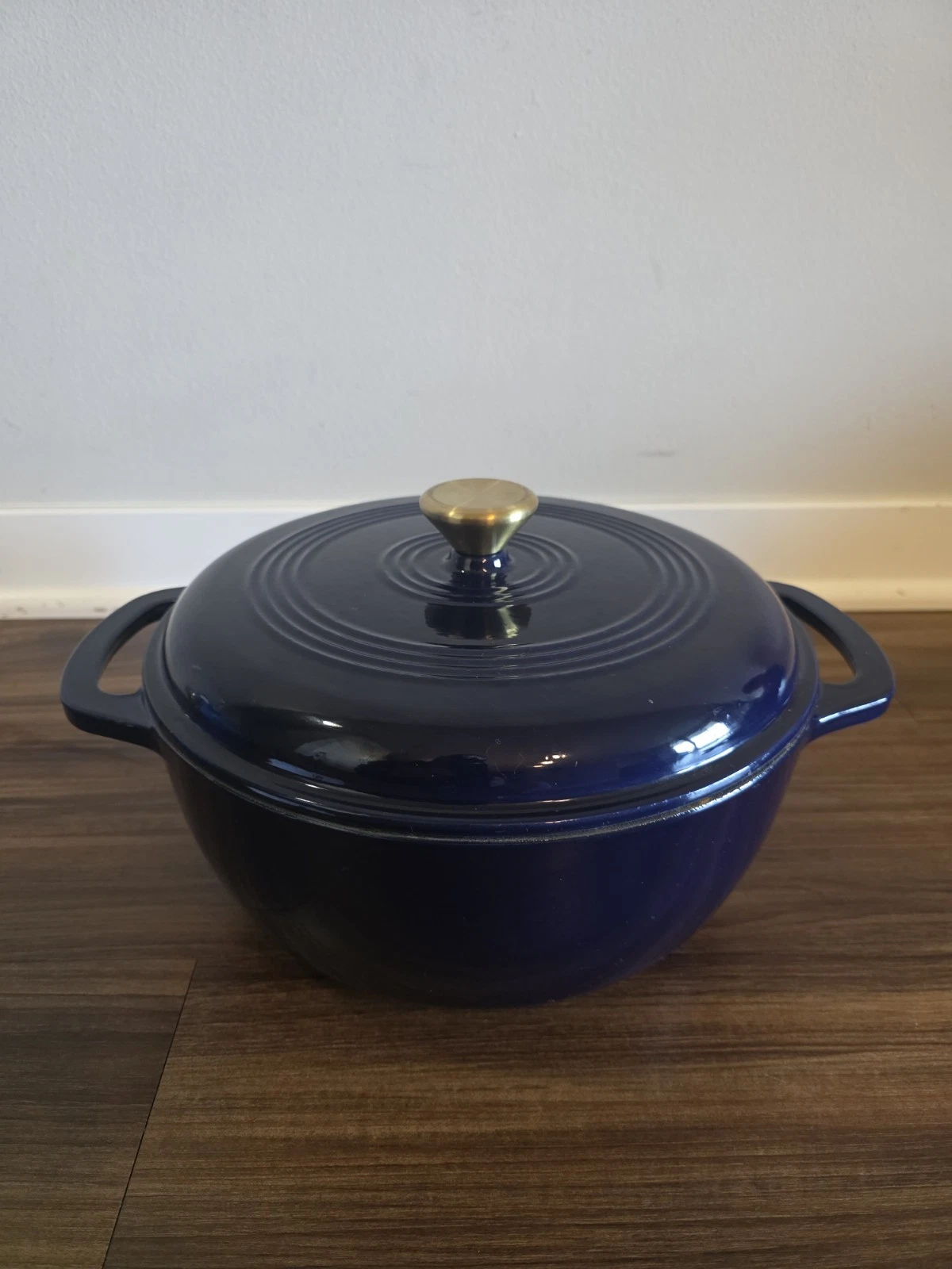 Brandani Italy Cast Iron Enameled Dutch Oven Pot 6 QT Blue
Opens in a new window or tab