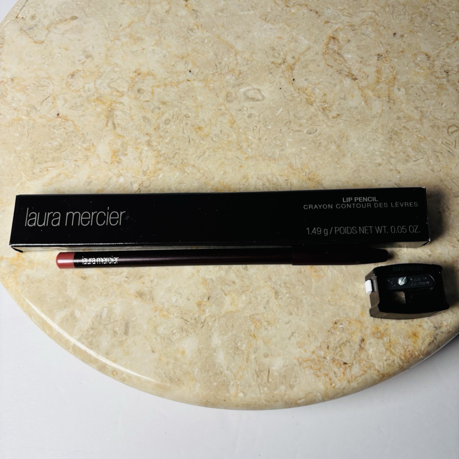 Laura Mercier Naked Lip Pencil 1.49g with Sharpener Longwear Nude Neutral Lip Liner New in Box