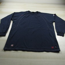 Ariat Shirt Mens Extra Large Blue FR Fire Resistant Work Pocket Cat 2 Holes