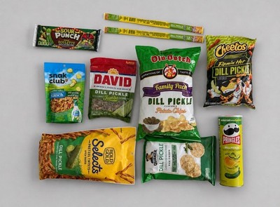 Dill Pickle Snack Bundle   10 Items
