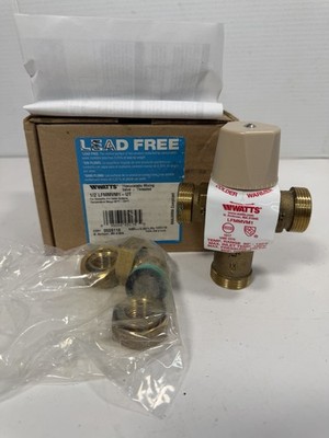 WATTS 0559116: LFMMVM1-UT 1/2'' Thermostatic Mixing Valve 150 psi - Lead Free