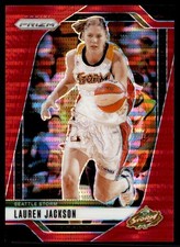 2024-25 Panini Prizm WNBA Red Pulsar Lauren Jackson 197/299 Seattle Storm #108