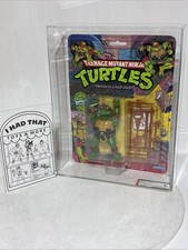 TMNT Playmates 1988 10 Back Soft Head Fan Club Flyer Raphael AFA 80