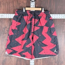 Nike Air Jordan Jumpman Poolside Shorts 9  Red Black Bred CJ4701-687 Men  s XL