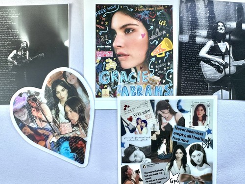 Gracie Magnet & 4 Stickers Set -That’s So True Lyrics Magnet Abrams Free Now - Picture 2 of 8