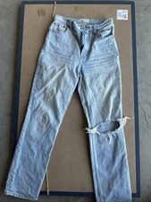 Abercrombie Fitch Ultra High Rise 90 s Straight Jeans