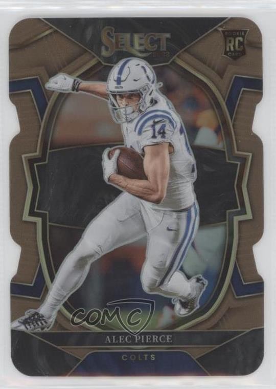 2022 Panini Select Concourse Copper Prizm Die-Cut 9/149 Alec Pierce #45 0c4o