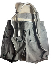 Authentic Leather Lederhosen w/Suspenders Made in Austria Size 42