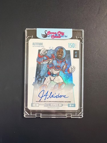 Altitude 12/50 Auto Bo Jackson Battle Arena Inspired Ink 150 Power Ice JAA-6