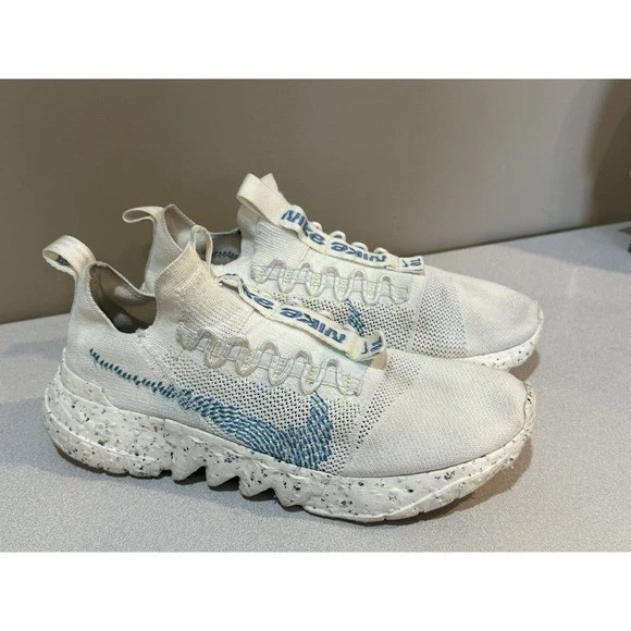 Nike Space Hippie 01‎ \'White Dutch Royal Blue Size 13 DN 0010-100 Used Nike Space Hippie 01 White Dutch Blue for Sale  main image 4