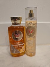 New Bath  Body Works GINGERBREAD LATTE Shower Gel  Fine Fragrance Mist Spray