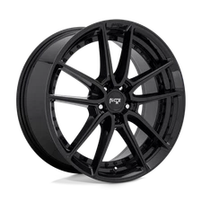 Niche DFS M223 18x8 +40 Gloss Black Wheel Rim 5x120 (QTY 4) M223188021+40