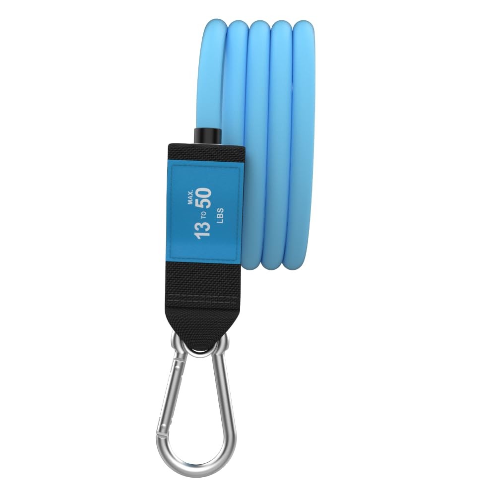 Stackable Resistance Band Single Resistance Tube Exercise Band Patented Snap