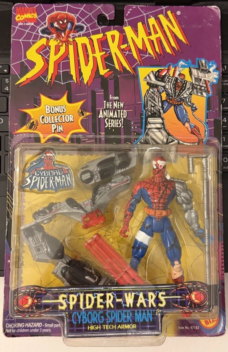 Spider-Man Comic Book Heroes Action Figures 1996 Year Manufactured