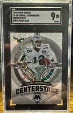 2022 Panini Mosaic Center Stage Mosaic Randall Cunningham White /25 Eagles SGC 9