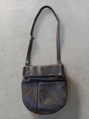 Handtasche, Leder, neuwertig, dunkelbraun