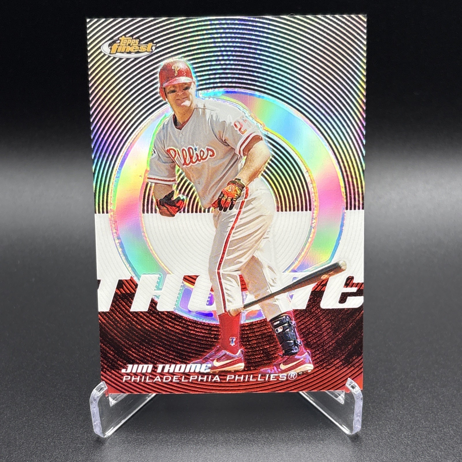 2005 Topps Finest - Jim Thome #32 Refractor #/399 Phillies HOF NM+