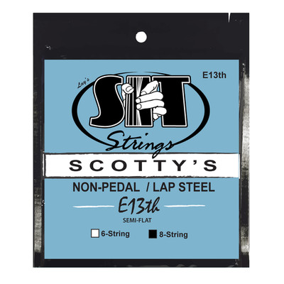 SIT Strings SC8E13TH Scotty's Lap Steel E13th Silencer Semi-Flat Nickel (8-strin