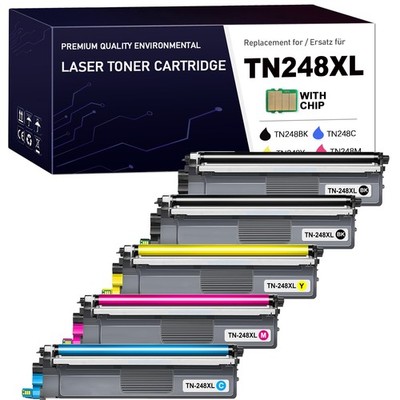 XXL Toner Kompatibel für Brother TN-248 XL MFC-L3740CDW L3740CDWE MFC-L3760CDW