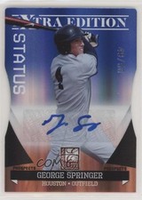 2011 Donruss Elite Extra Edition Prospects 49/50 George Springer #P-36 Auto 7xr
