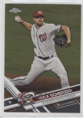 2017 Topps Chrome Update Target Exclusive All-Star Max Scherzer #HMT65 0v7
