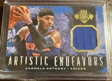 2014-15 Court Kings Artistic Endeavors Jerseys 25/149 Carmelo Anthony Knicks
