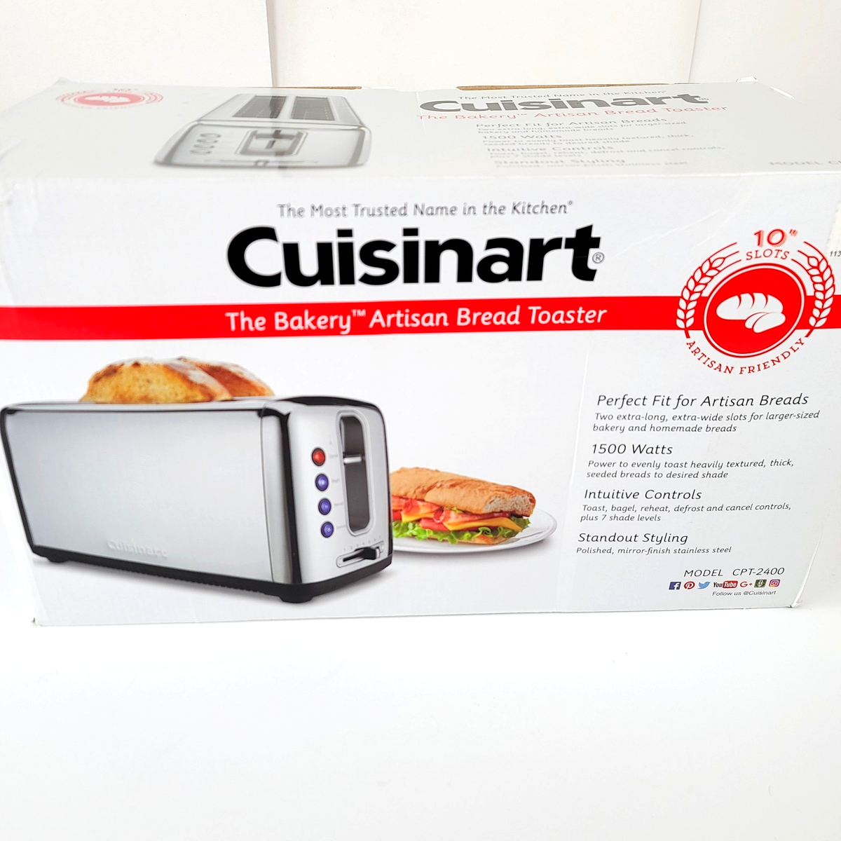 Toaster Oven Cuisinart The Bakery Artisan Toaster Cuisinart