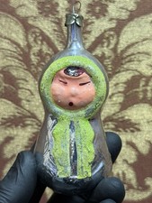 Vintage Rare XMAS Decor CHRISTMAS Glass Ornament USSR , 25/104