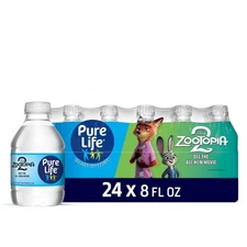 Pure Life Purified Water 8 Fl Oz Plastic Bottled Water 24 Pack