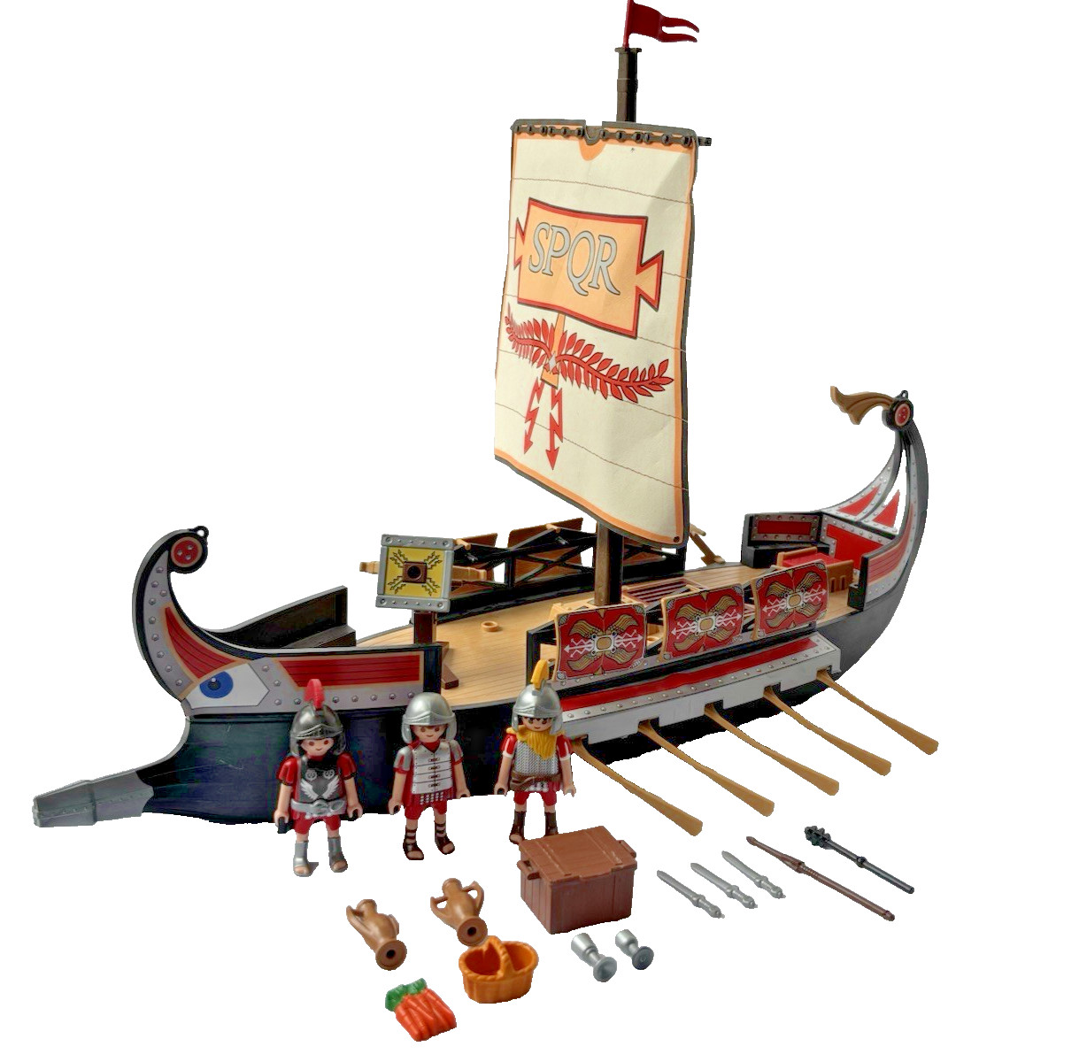 Playmobil Römische Galeere 5390 Römer Schiff Boot History Soldaten und Zubehör