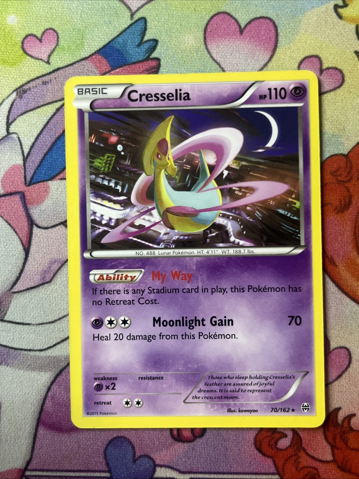 Cresselia - 70/162 - Pokemon BREAKThrough NM