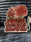 LED Light Up Decor Gnome Heart LOVE Table Sign Boxed New — photo 7