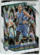 2025 Panini Prizm WNBA #135 Maya Moore White Seismic Prizms