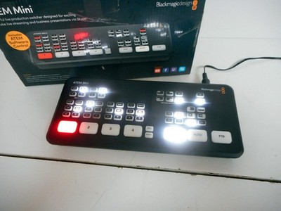 Blackmagic ATEM Mini HDMI Live Production Video Switcher Streaming Broadcasting