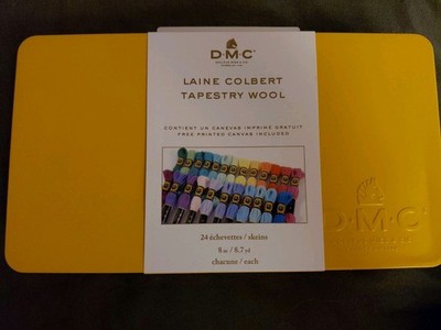 DMC 24pc LAINE COLBERT Tapestry Wool Skeins (8.7yd Per Skein) #486TIN