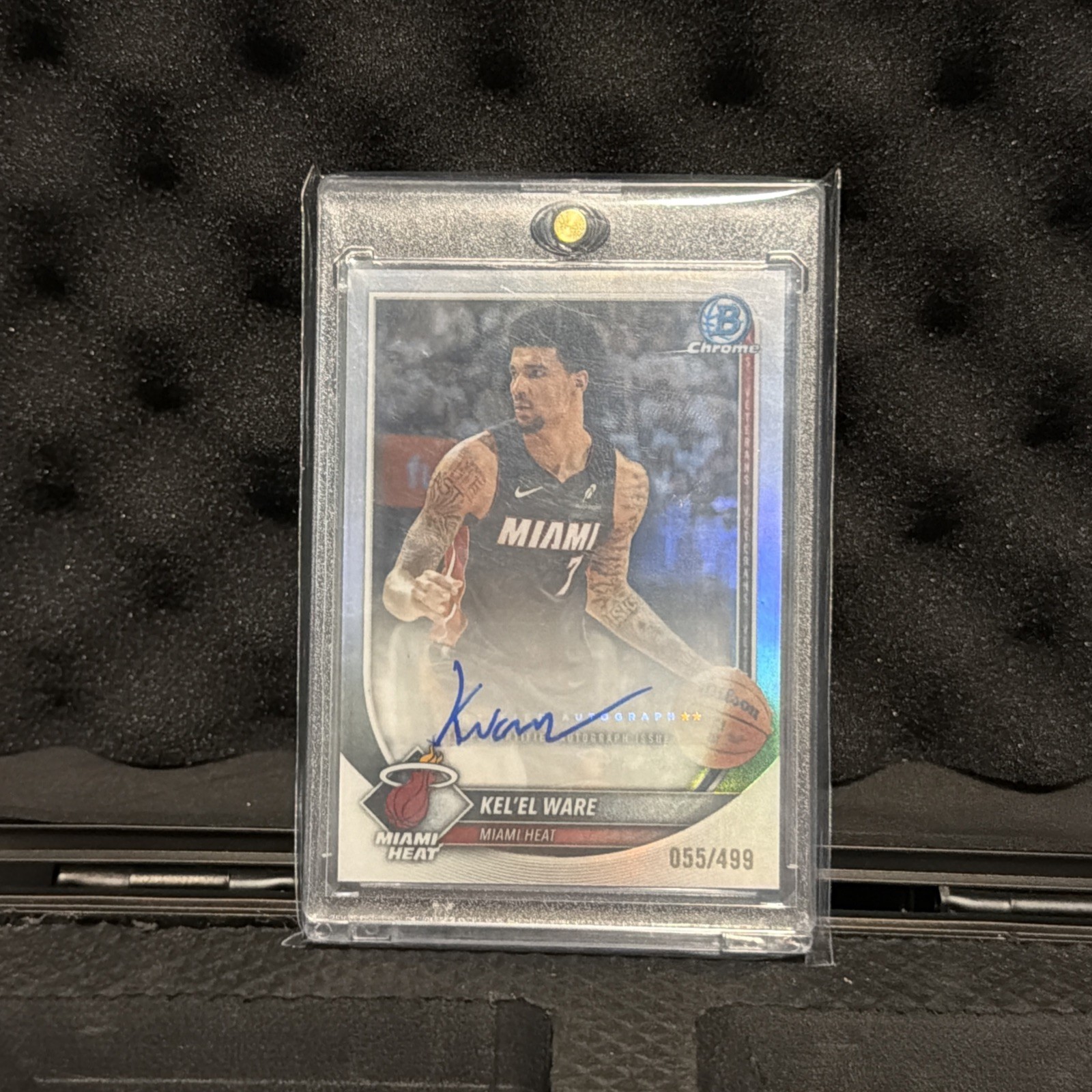 2025-26 Bowman - Chrome Autographs Kel'el Ware #BCA-KW Refractor /499 (AU)