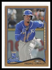 2014 Topps Update Gold #US-45 Pedro Ciriaco #/2014 Kansas City Royals SP RC