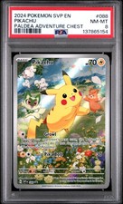 2024 POKEMON SV BLACK STAR PROMO PIKACHU #088 PSA 8 NM #137865154