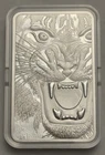 Royal Bengal Tiger 10oz Silver Bar PAMP MMTC In Capsule - 2500 Mintage