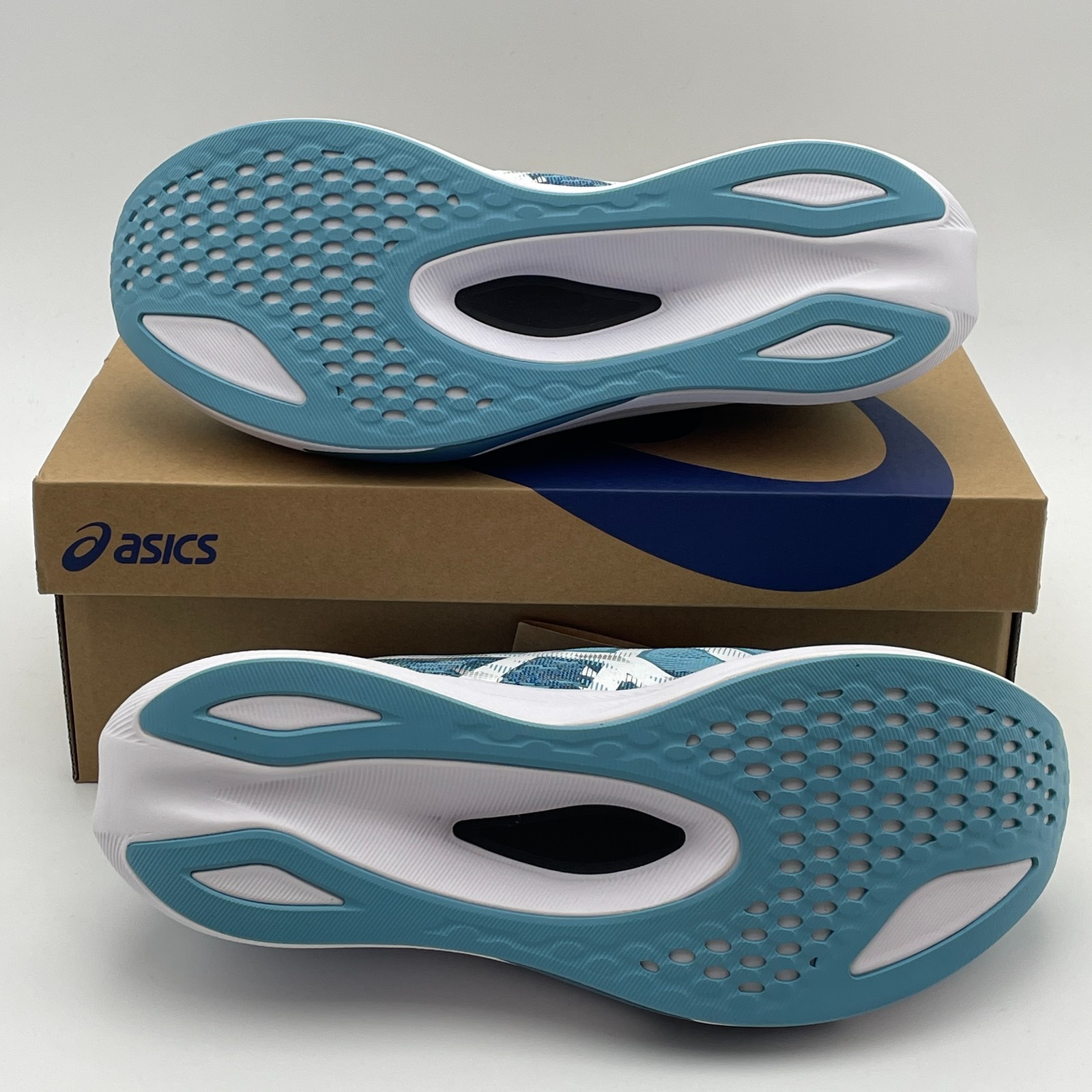 ASICS MAGIC SPEED 4 "WIDE" 1011B873 402 Stillwater White Running Shoes oki image 5