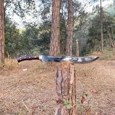 CUSTOM HANDMADE D2 TOOL STEEL COMBAT HUNTING MACHETE SURVIVAL CAMPING MACHETE