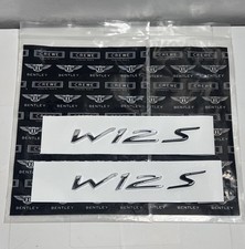 14-19 Bentley Flying Spur W12s Fender Badge Emblem Chrome 4w08536882pc 14-19 Bentley Flying Spur W12s Fender Badge Emblem Chrome 4w08536882pc