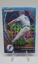 2021 Panini Prizm Draft Picks - Jack Leftwich #PDP197 Blue Velocity Prizm (RC)