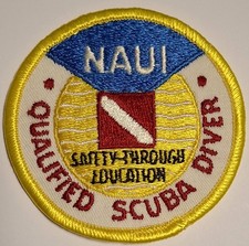 NAUI Qualified Scuba Diver patch National Association Underwater Instructors