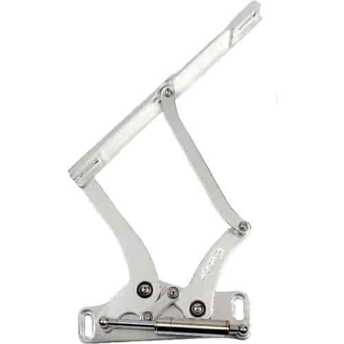 Eddie Motorsports MS149-53CA Billet Hood Hinges 1966-1967 Chevy Nova Clear Anodi