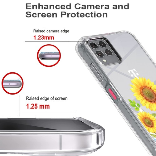 Coque téléphone antichoc + écran en verre trempé pour T-Mobile Revvvl 6 Pro 5G - Photo 31 sur 44