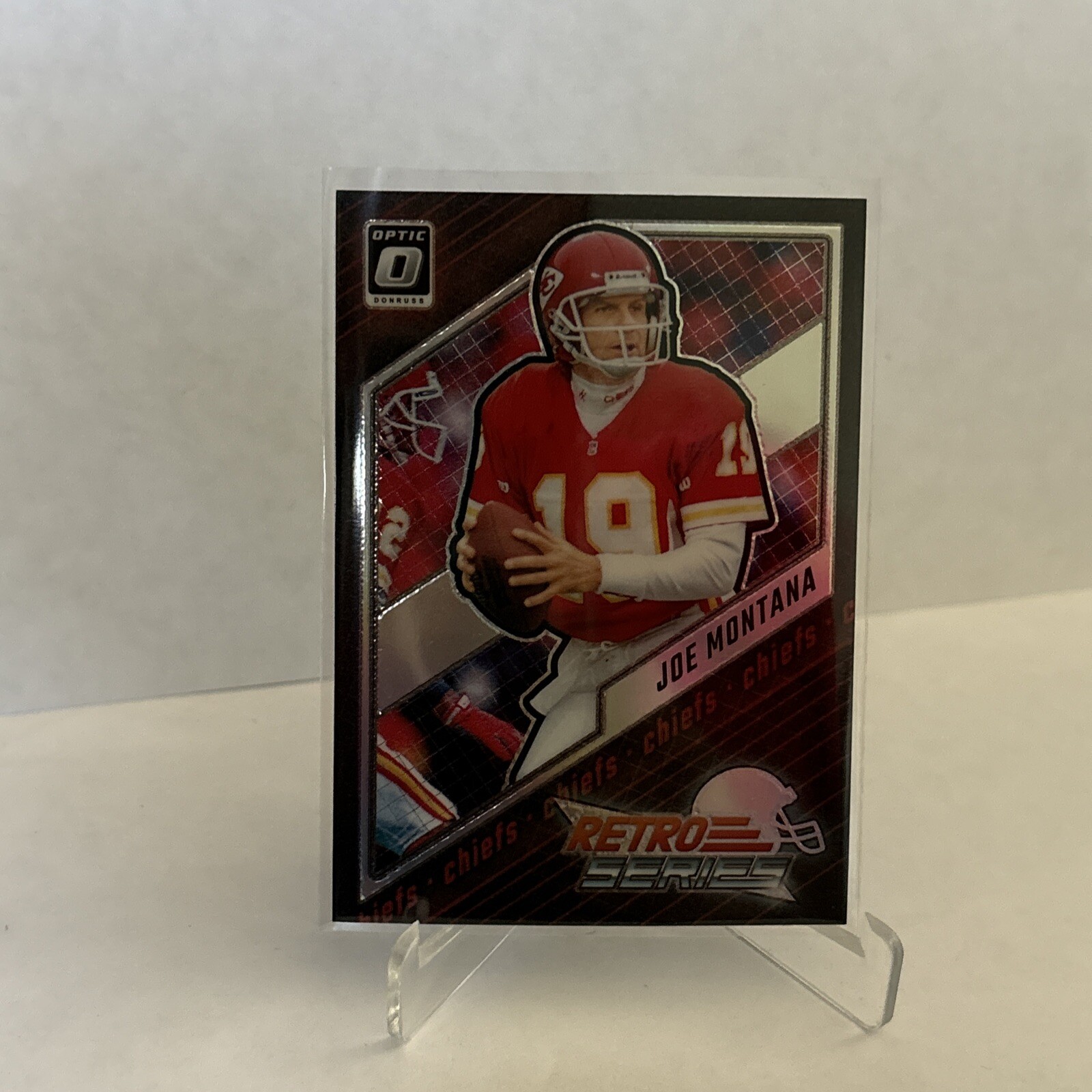 JOE MONTANA 2023 Panini Donruss Optic RETRO SERIES Holo Silver #16 KC CHIEFS
