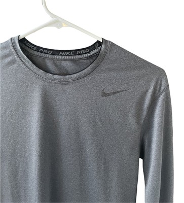 Nike Pro Men's M Dri-Fit Gray Fitted 
