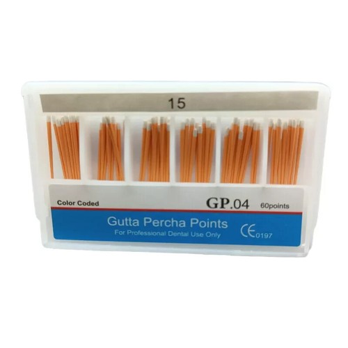 Dental Root Canal Endodontic Treatment Gutta Percha Points Taper .04/ 60 Points - Picture 9 of 20