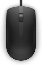 Dell Premium Optical Scroll Wheel USB Wired Mouse MS116 Black Laptop Desktop